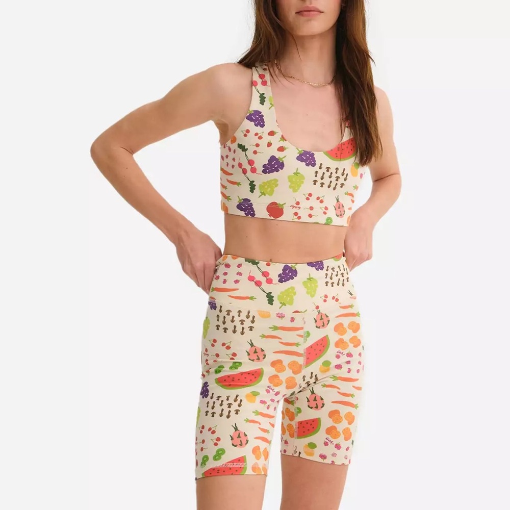NWT MATE X Lisa Says Gah Organic Stretch Biker Shorts - Picture 7 of 7